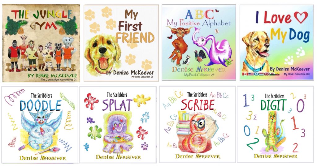 childrens books, picture books, author, illustrator, positive books, about denise mckeever