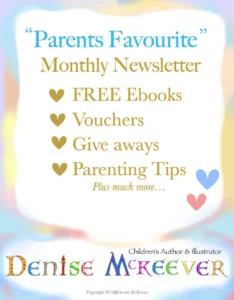 denise-mckeever-childrens-author-illustrator-and-storyteller- newsletter- for Parents